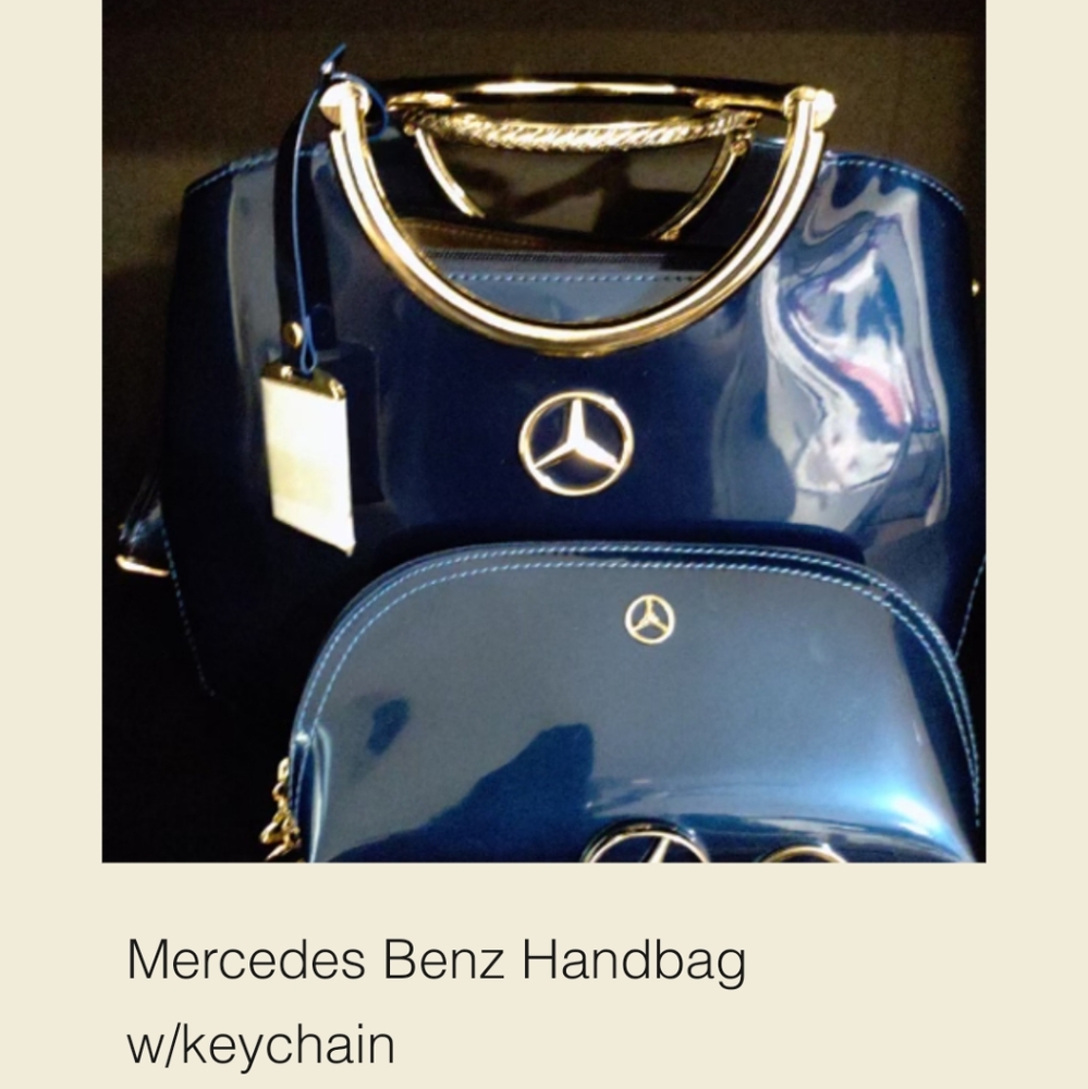 Mercedes Benz handbags with keychain and wallet